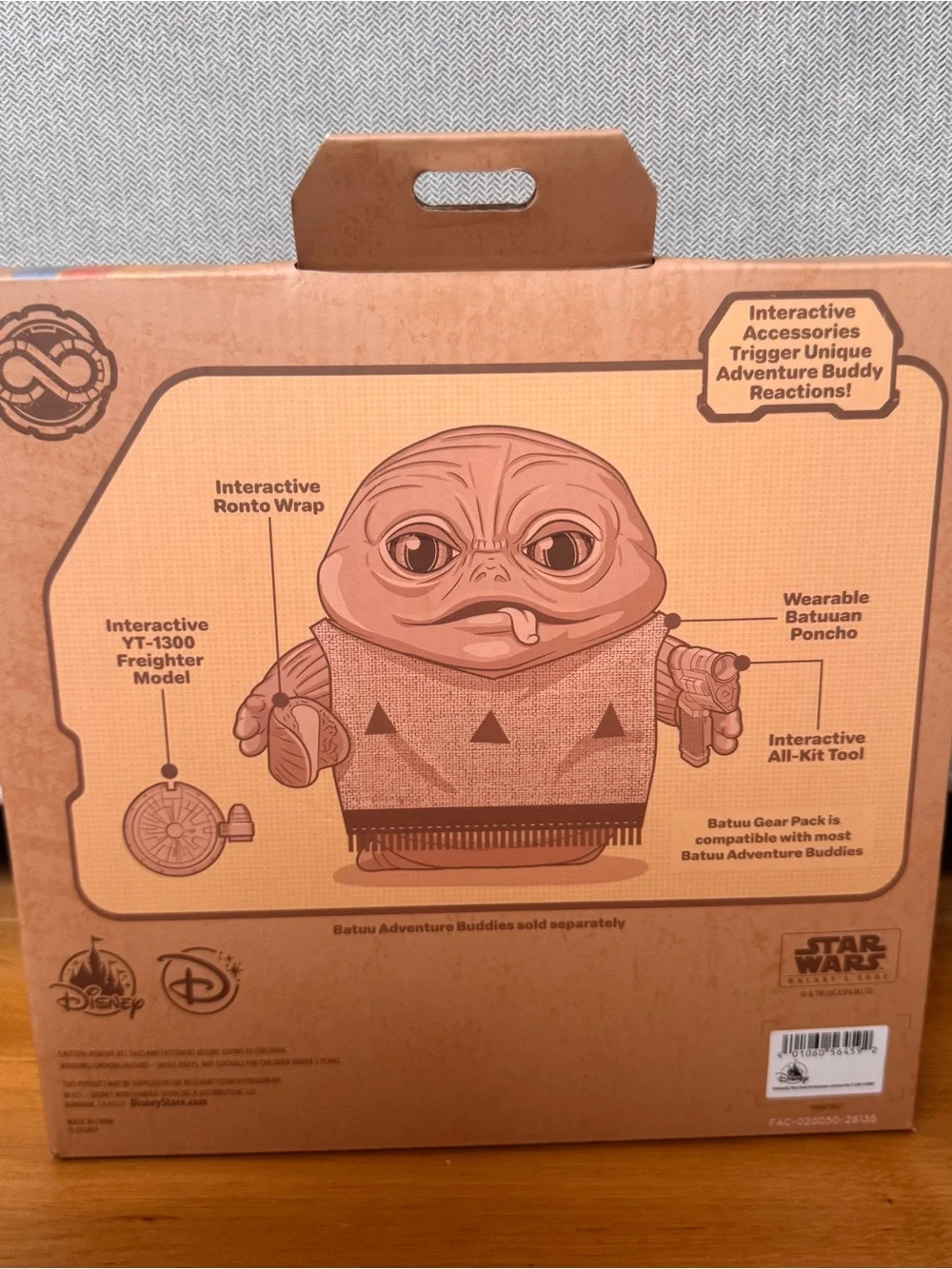 Disneyland Galaxy's Edge Buddies Batuu Gear Pack for Interactive Plush
